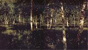 Levitan, Isaak Silver birch painting